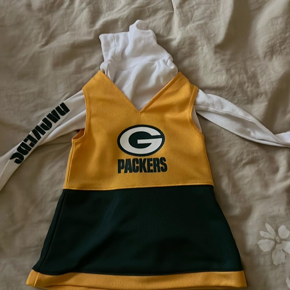 2T Green Bay packer turtleneck dress